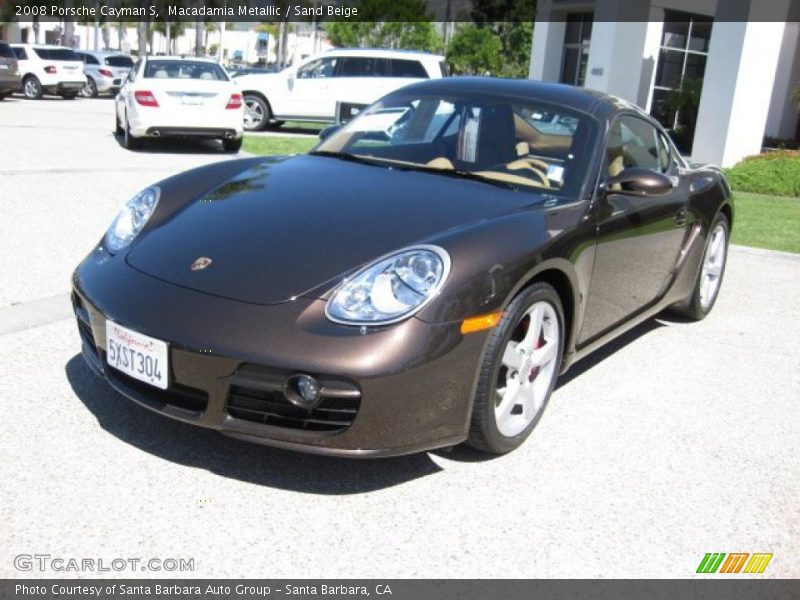 Macadamia Metallic / Sand Beige 2008 Porsche Cayman S
