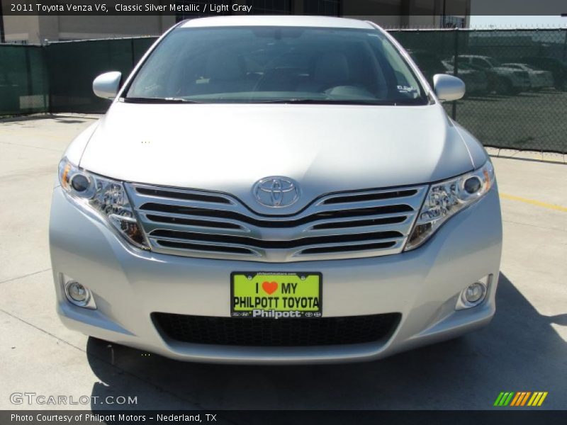 Classic Silver Metallic / Light Gray 2011 Toyota Venza V6