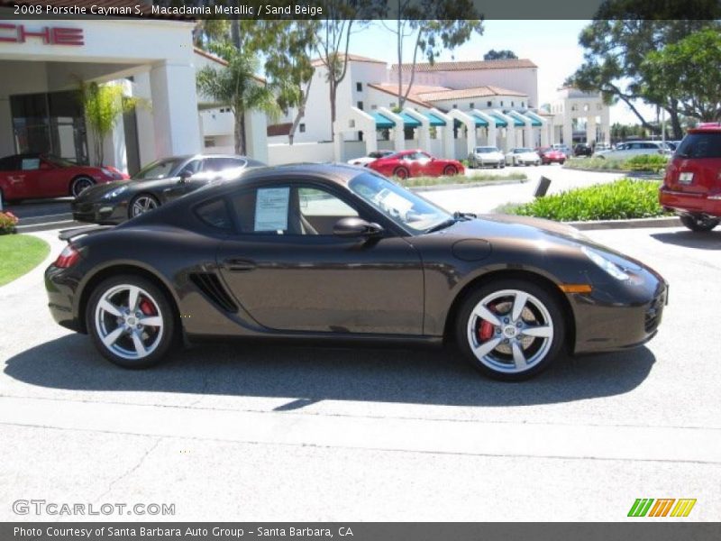 Macadamia Metallic / Sand Beige 2008 Porsche Cayman S