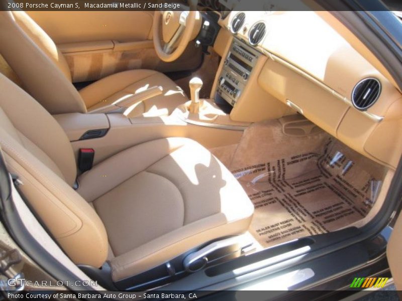 Macadamia Metallic / Sand Beige 2008 Porsche Cayman S