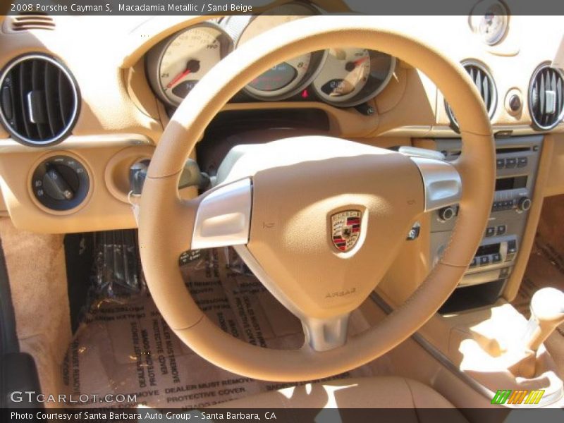 Macadamia Metallic / Sand Beige 2008 Porsche Cayman S