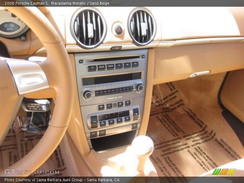 Macadamia Metallic / Sand Beige 2008 Porsche Cayman S