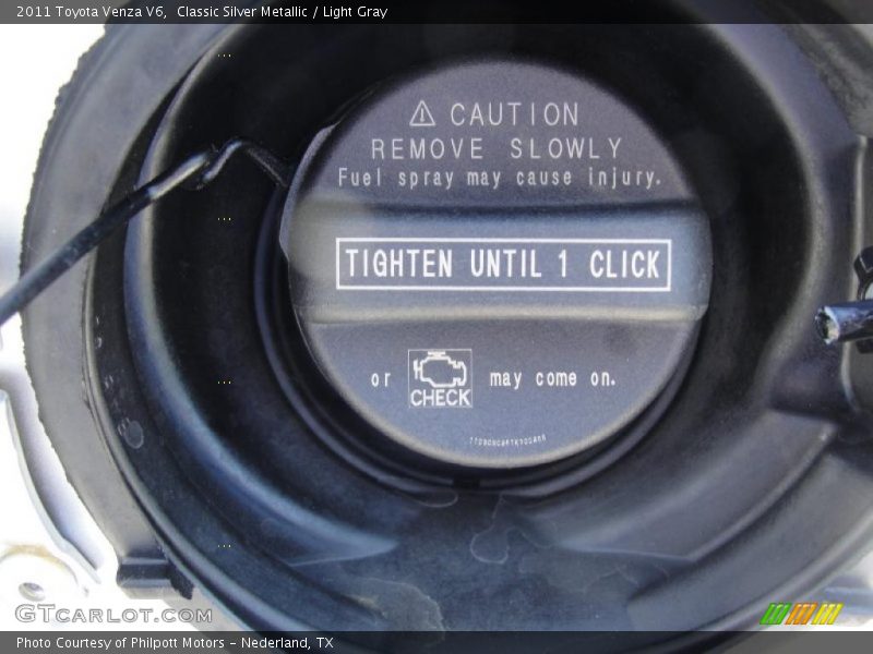 Classic Silver Metallic / Light Gray 2011 Toyota Venza V6