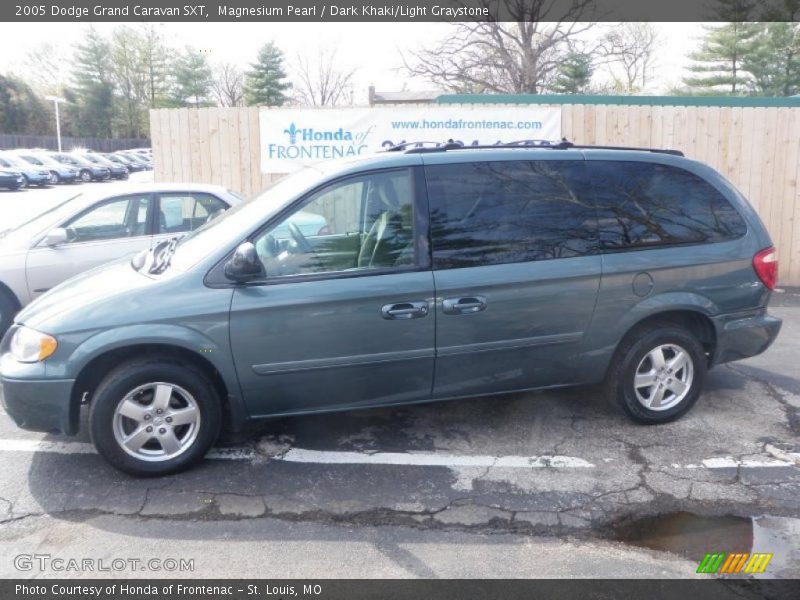 Magnesium Pearl / Dark Khaki/Light Graystone 2005 Dodge Grand Caravan SXT