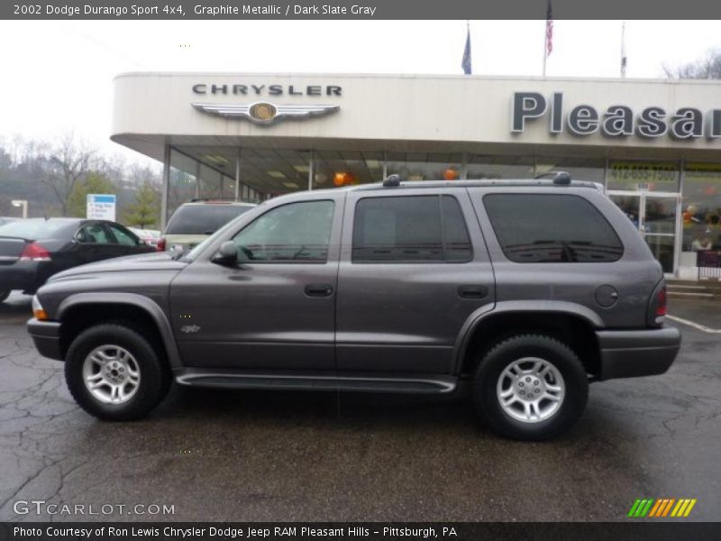 Graphite Metallic / Dark Slate Gray 2002 Dodge Durango Sport 4x4