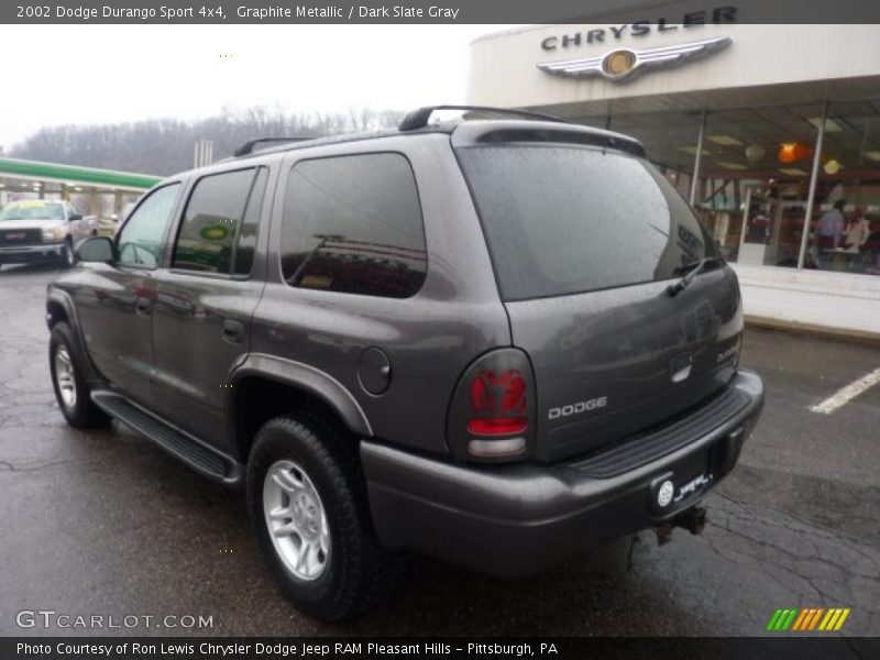 Graphite Metallic / Dark Slate Gray 2002 Dodge Durango Sport 4x4