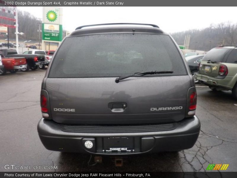 Graphite Metallic / Dark Slate Gray 2002 Dodge Durango Sport 4x4
