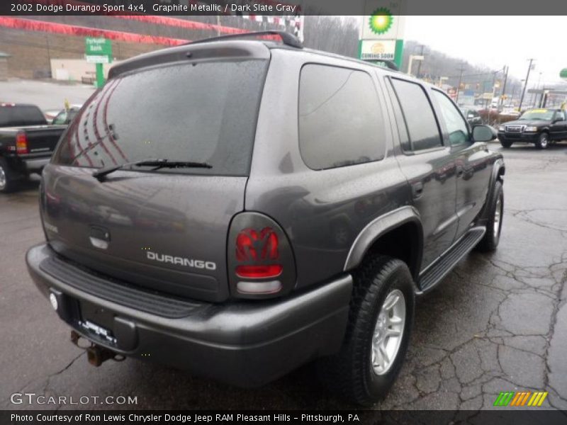 Graphite Metallic / Dark Slate Gray 2002 Dodge Durango Sport 4x4