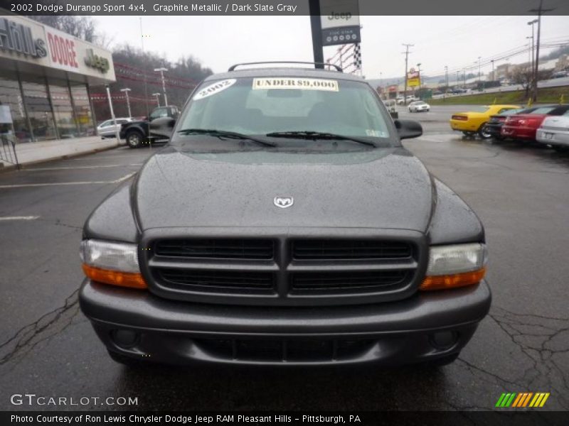 Graphite Metallic / Dark Slate Gray 2002 Dodge Durango Sport 4x4