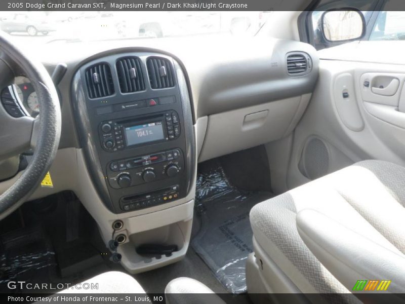 Magnesium Pearl / Dark Khaki/Light Graystone 2005 Dodge Grand Caravan SXT
