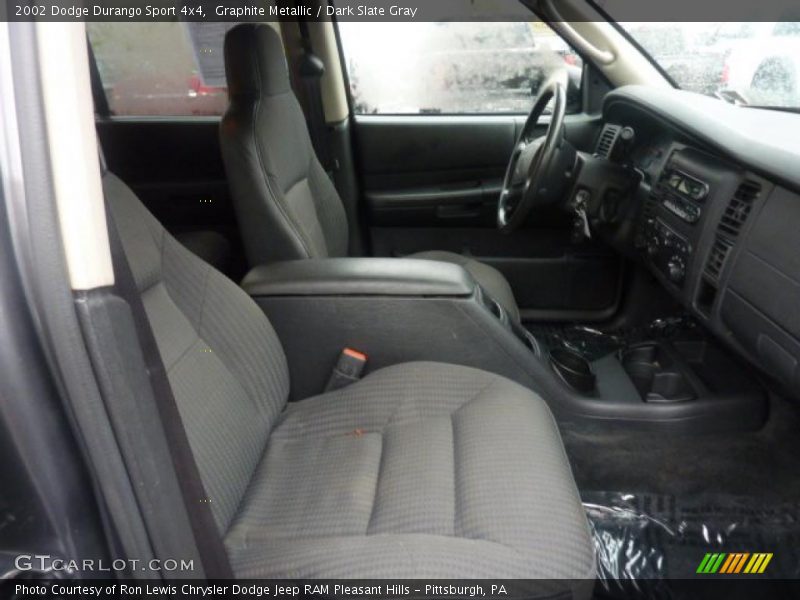  2002 Durango Sport 4x4 Dark Slate Gray Interior