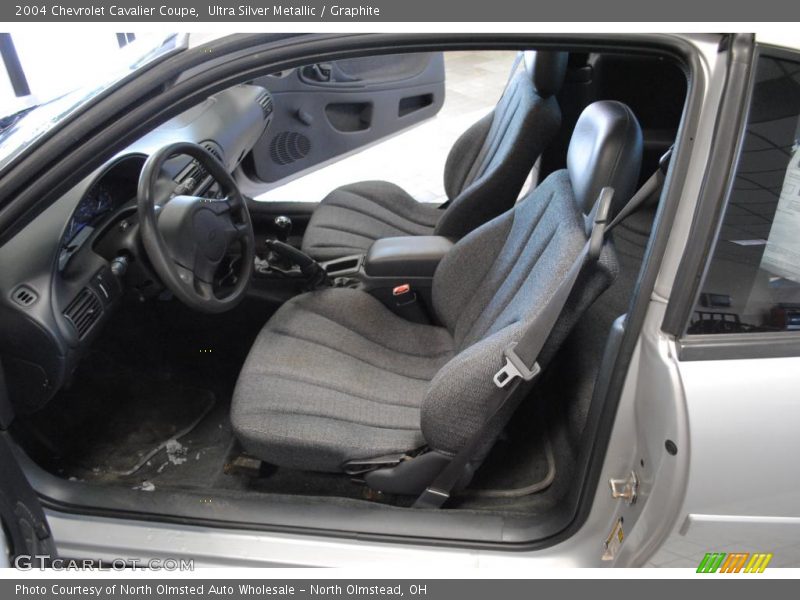Ultra Silver Metallic / Graphite 2004 Chevrolet Cavalier Coupe