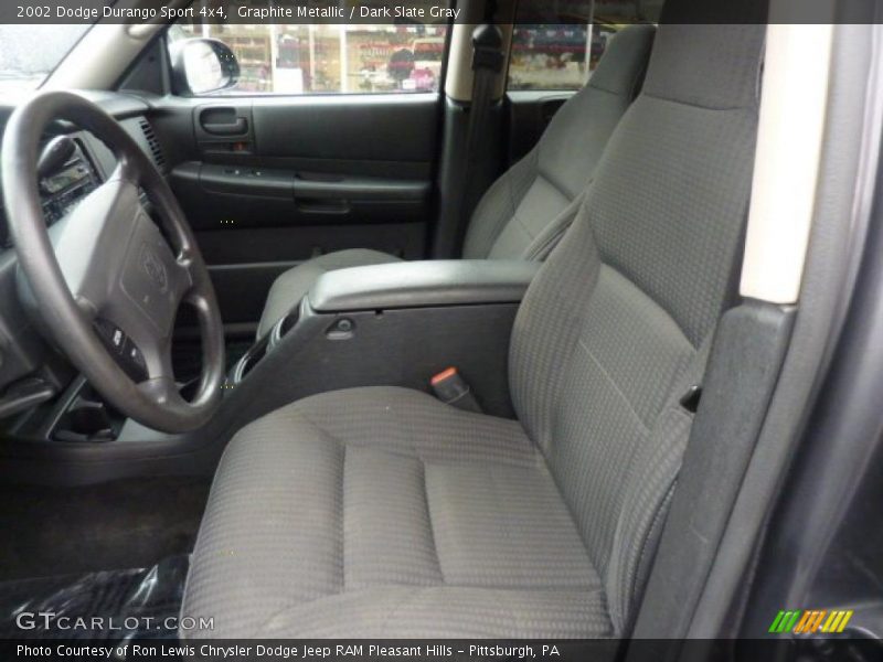  2002 Durango Sport 4x4 Dark Slate Gray Interior