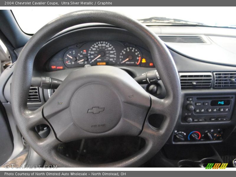 Ultra Silver Metallic / Graphite 2004 Chevrolet Cavalier Coupe