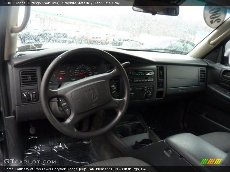 Graphite Metallic / Dark Slate Gray 2002 Dodge Durango Sport 4x4