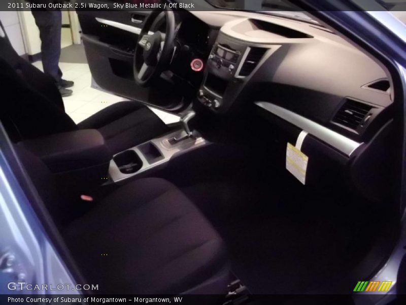 Sky Blue Metallic / Off Black 2011 Subaru Outback 2.5i Wagon