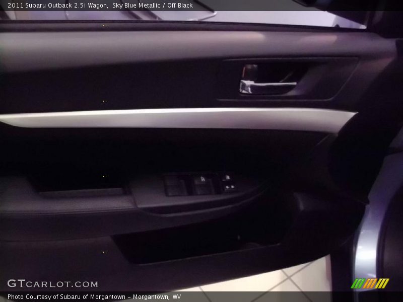 Sky Blue Metallic / Off Black 2011 Subaru Outback 2.5i Wagon