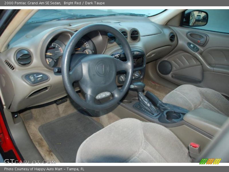  2000 Grand Am SE Sedan Dark Taupe Interior