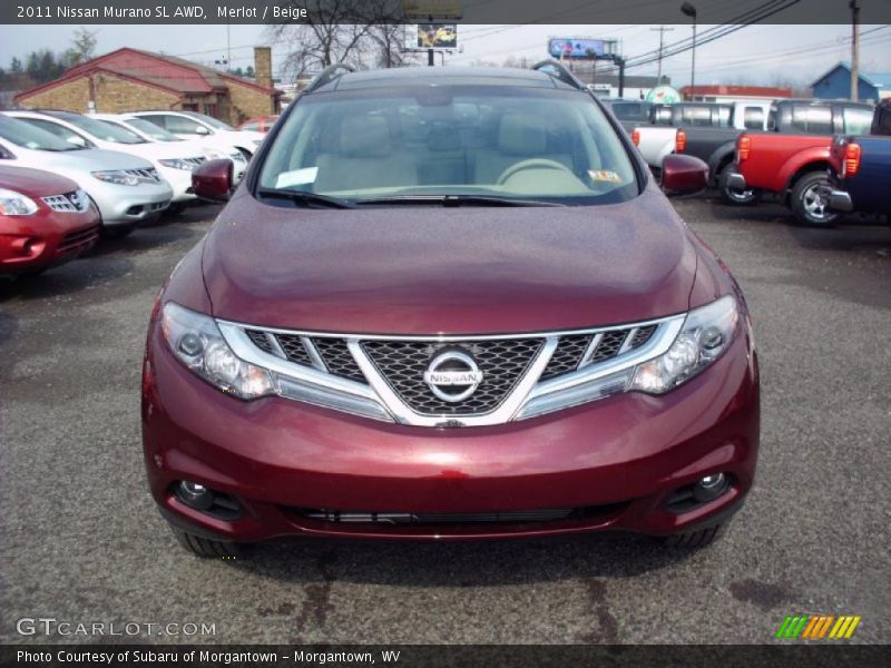 Merlot / Beige 2011 Nissan Murano SL AWD
