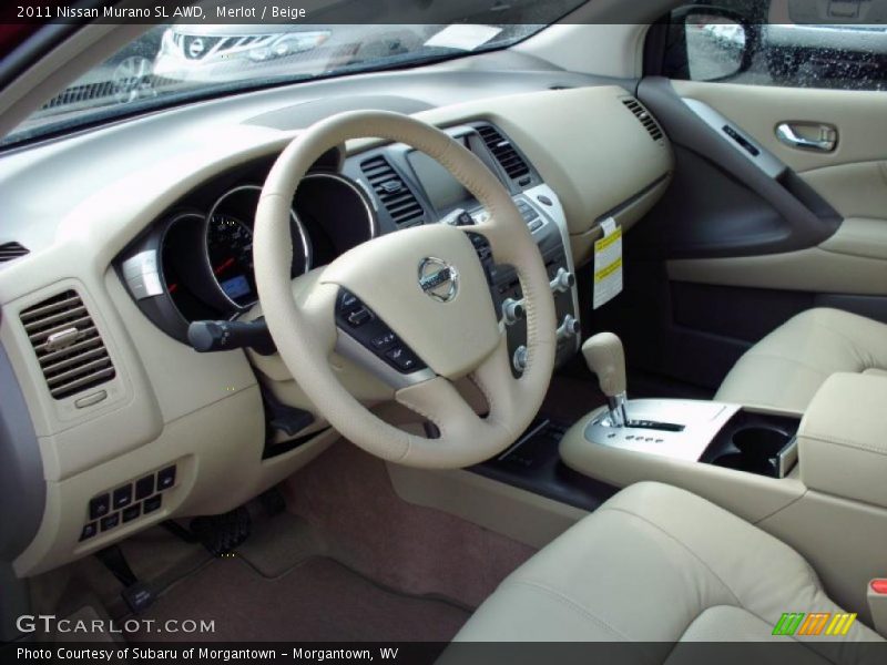 Merlot / Beige 2011 Nissan Murano SL AWD