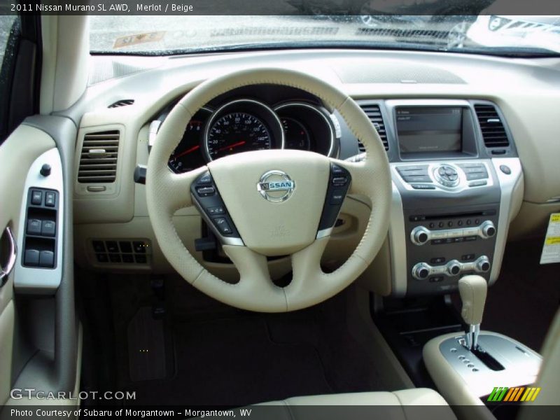 Merlot / Beige 2011 Nissan Murano SL AWD