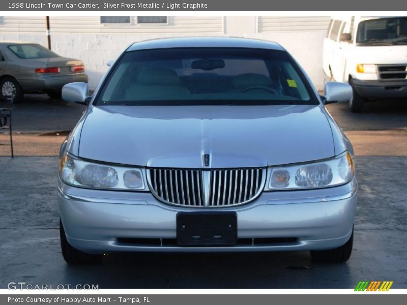 Silver Frost Metallic / Light Graphite 1998 Lincoln Town Car Cartier