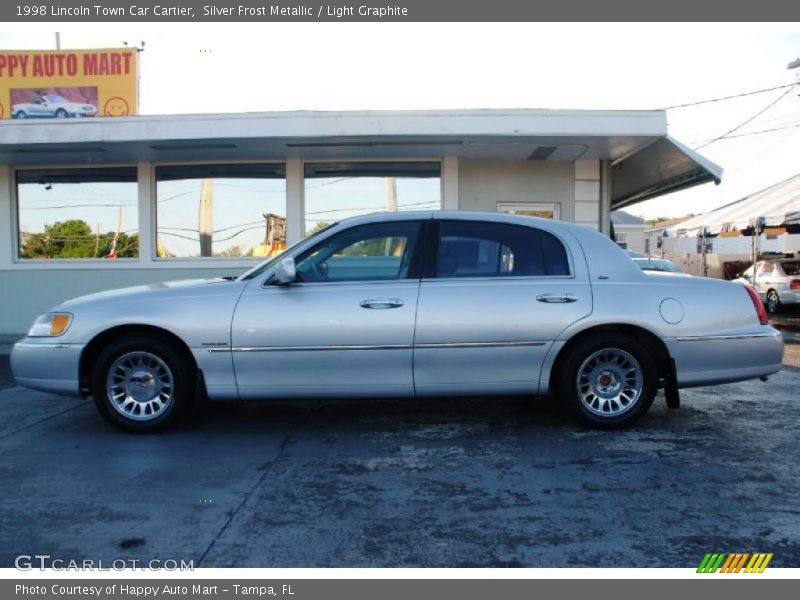 Silver Frost Metallic / Light Graphite 1998 Lincoln Town Car Cartier
