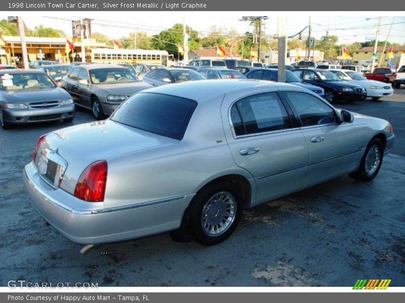 Silver Frost Metallic / Light Graphite 1998 Lincoln Town Car Cartier