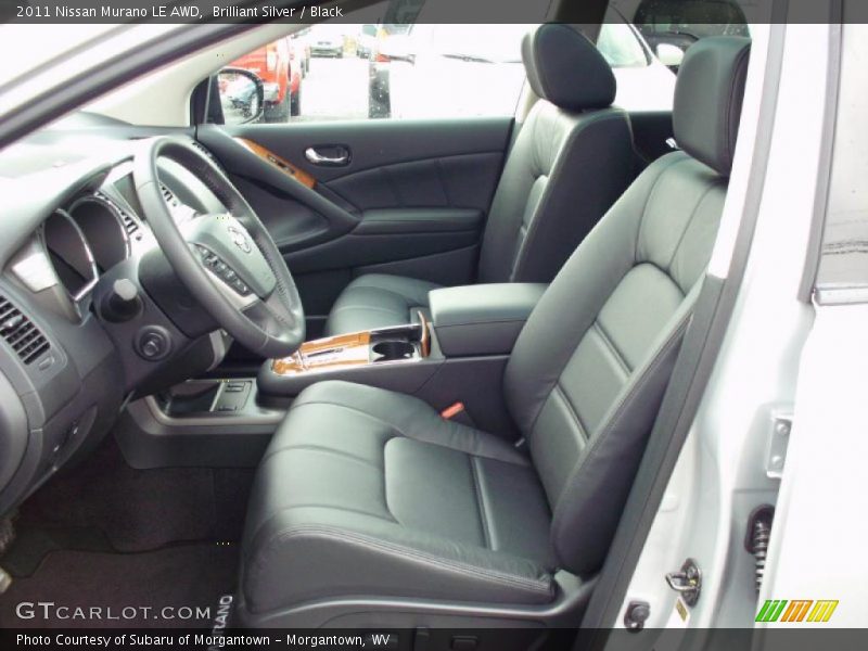 Brilliant Silver / Black 2011 Nissan Murano LE AWD