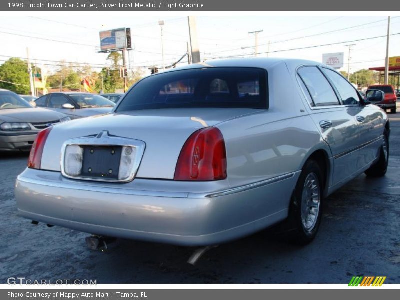 Silver Frost Metallic / Light Graphite 1998 Lincoln Town Car Cartier