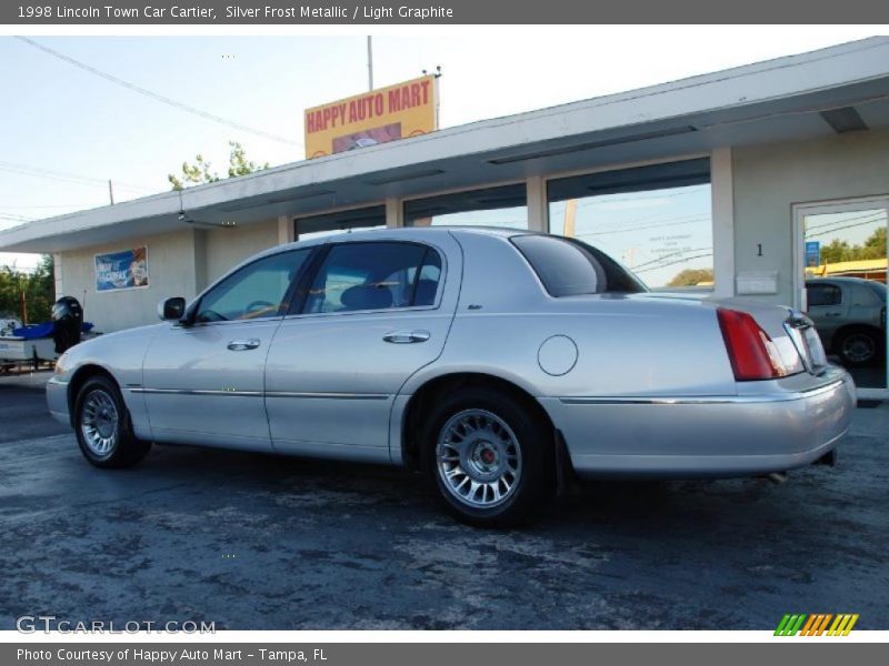Silver Frost Metallic / Light Graphite 1998 Lincoln Town Car Cartier
