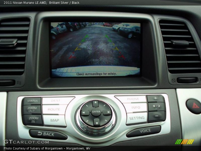 Controls of 2011 Murano LE AWD
