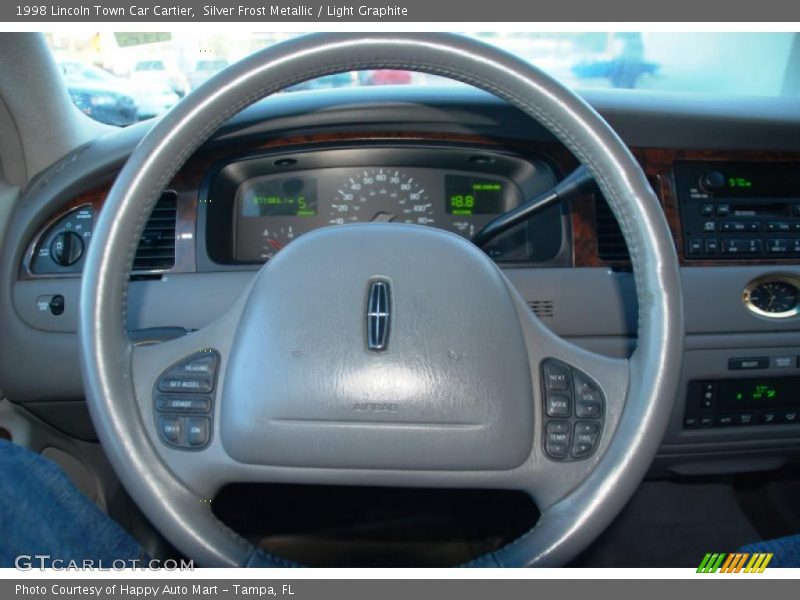 Silver Frost Metallic / Light Graphite 1998 Lincoln Town Car Cartier