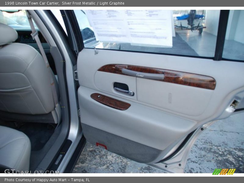 Silver Frost Metallic / Light Graphite 1998 Lincoln Town Car Cartier