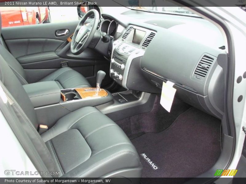Brilliant Silver / Black 2011 Nissan Murano LE AWD