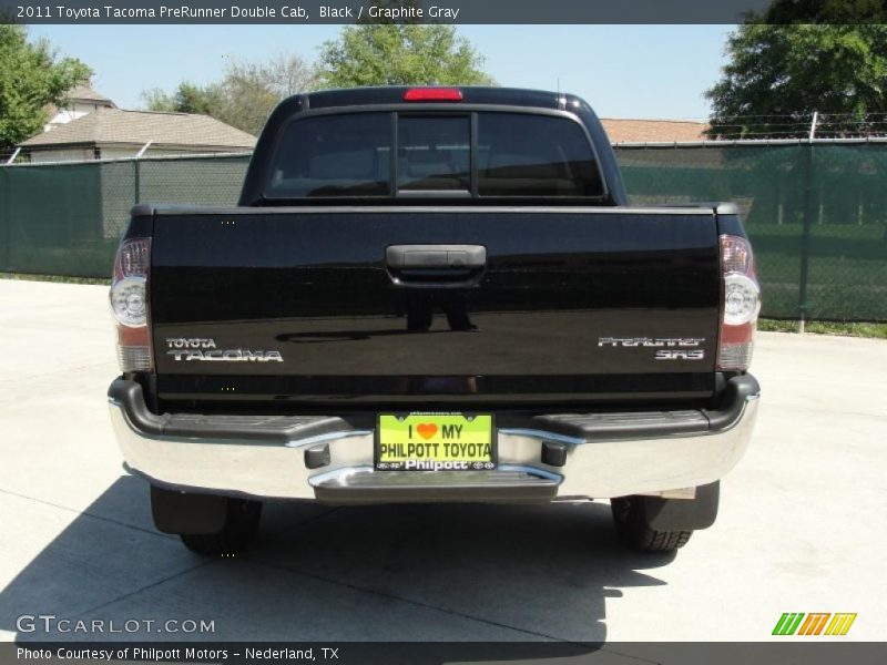 Black / Graphite Gray 2011 Toyota Tacoma PreRunner Double Cab