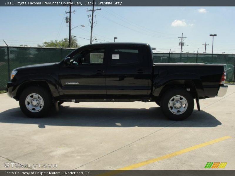 Black / Graphite Gray 2011 Toyota Tacoma PreRunner Double Cab