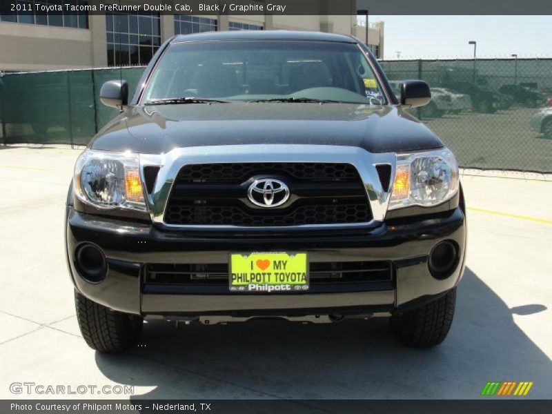 Black / Graphite Gray 2011 Toyota Tacoma PreRunner Double Cab