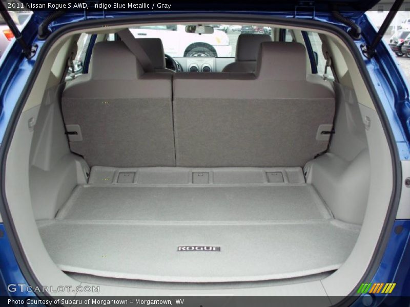 Indigo Blue Metallic / Gray 2011 Nissan Rogue S AWD