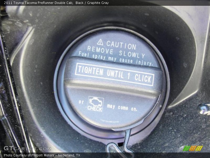 Black / Graphite Gray 2011 Toyota Tacoma PreRunner Double Cab