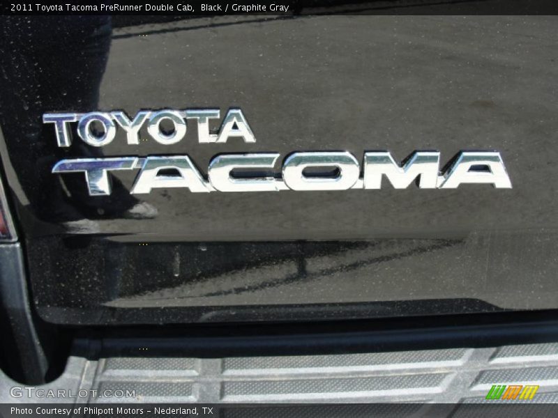 Black / Graphite Gray 2011 Toyota Tacoma PreRunner Double Cab