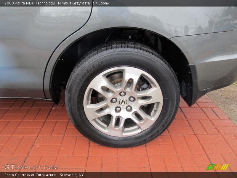 Nimbus Gray Metallic / Ebony 2008 Acura MDX Technology