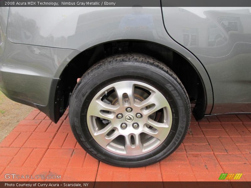 Nimbus Gray Metallic / Ebony 2008 Acura MDX Technology