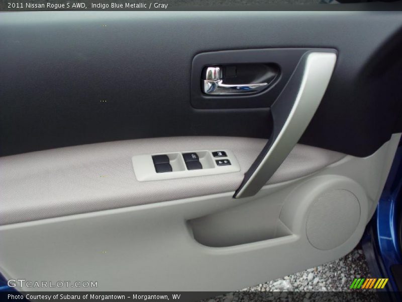 Indigo Blue Metallic / Gray 2011 Nissan Rogue S AWD