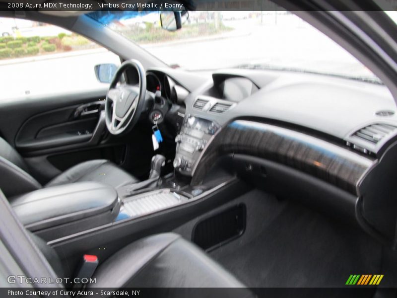 Nimbus Gray Metallic / Ebony 2008 Acura MDX Technology