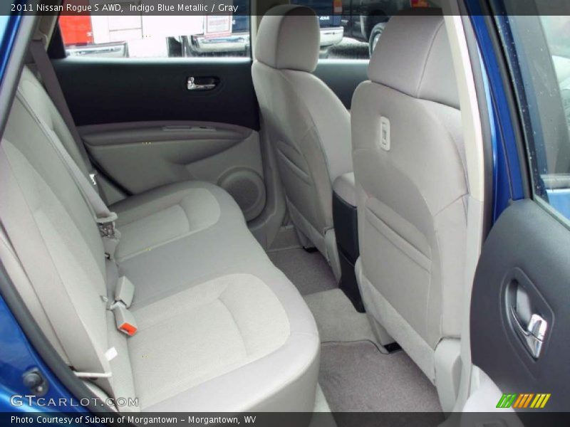 Indigo Blue Metallic / Gray 2011 Nissan Rogue S AWD
