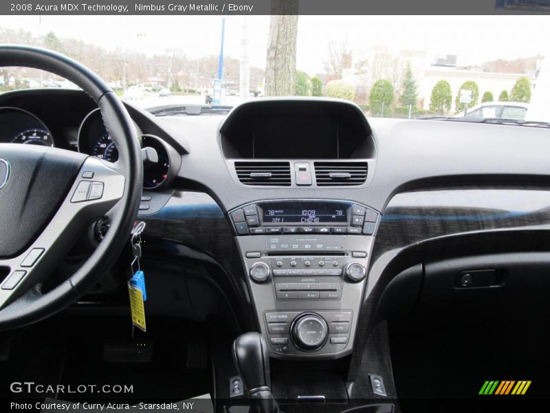 Nimbus Gray Metallic / Ebony 2008 Acura MDX Technology