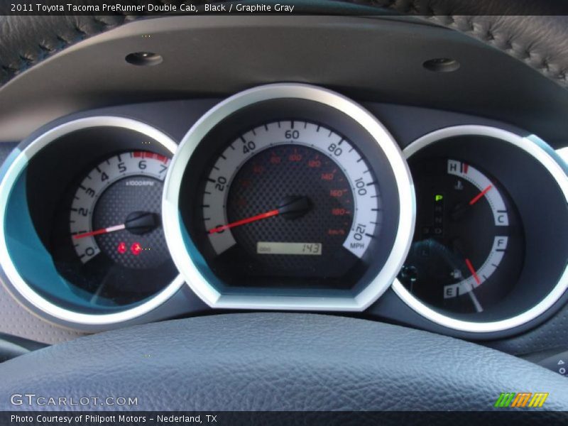 Black / Graphite Gray 2011 Toyota Tacoma PreRunner Double Cab