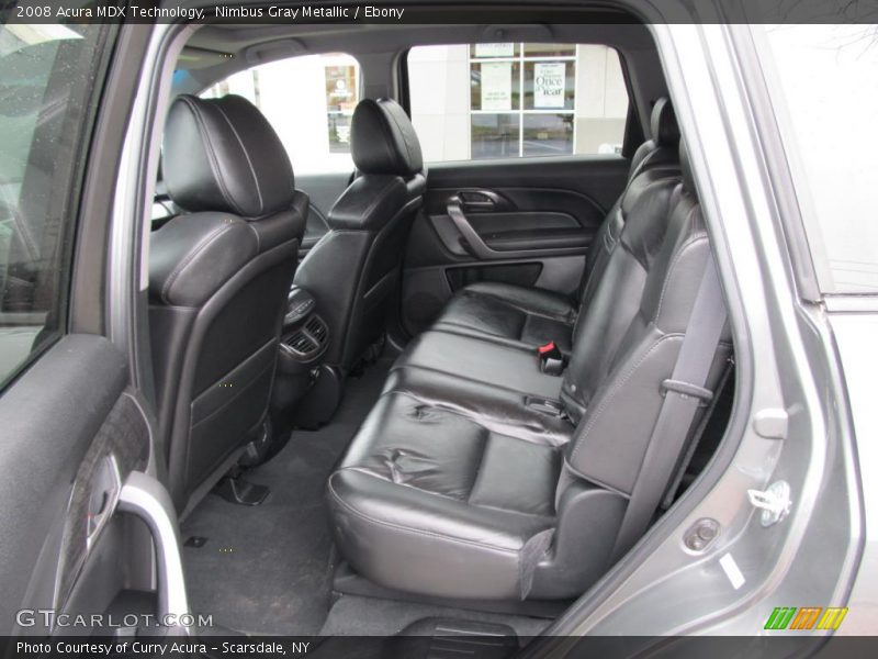 Nimbus Gray Metallic / Ebony 2008 Acura MDX Technology
