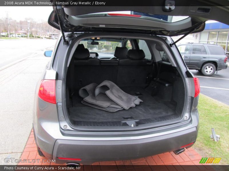 Nimbus Gray Metallic / Ebony 2008 Acura MDX Technology